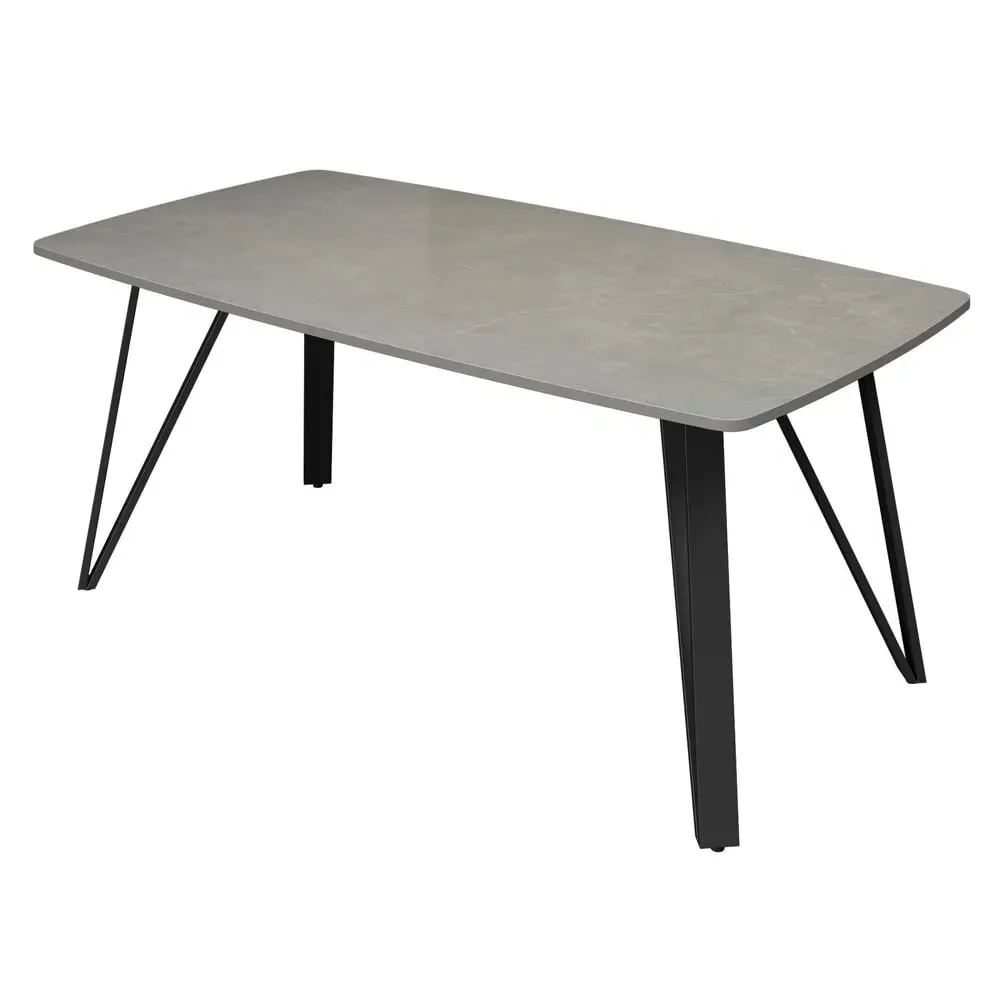 Raleigh Coffee Table - Grey, Sintered Stone Ceramic