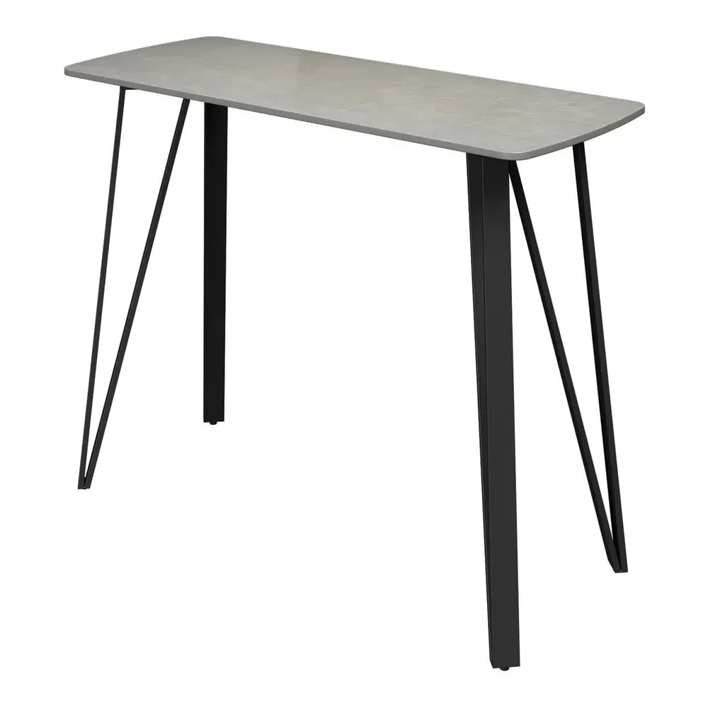 Raleigh Console Table - Grey, Sintered Stone Ceramic