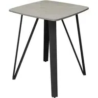 Raleigh Side Table - Grey, Sintered Stone Ceramic