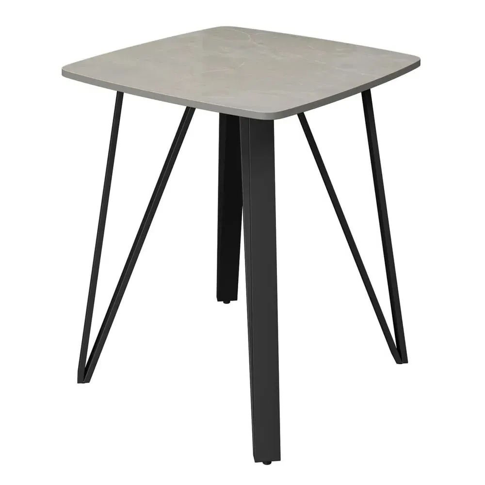 Raleigh Side Table - Grey, Sintered Stone Ceramic image