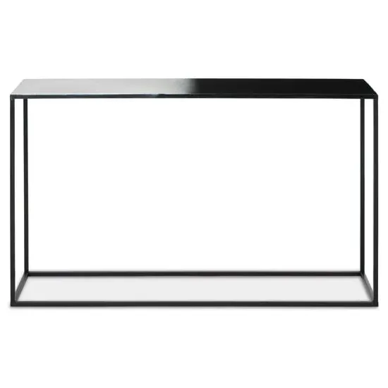 Ramita Console Table - Black, Metal