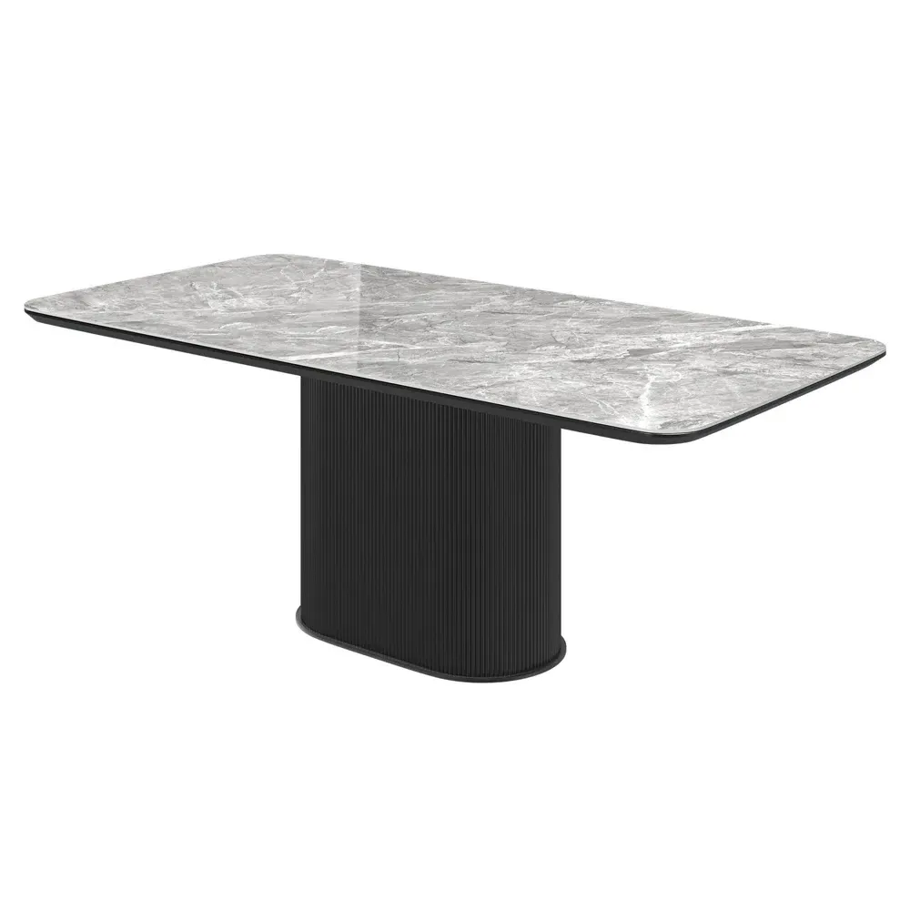Ramona Ceramic Coffee Table - Gloss Grey product