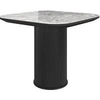 Ramona Ceramic Side Table - Gloss Grey alternate view