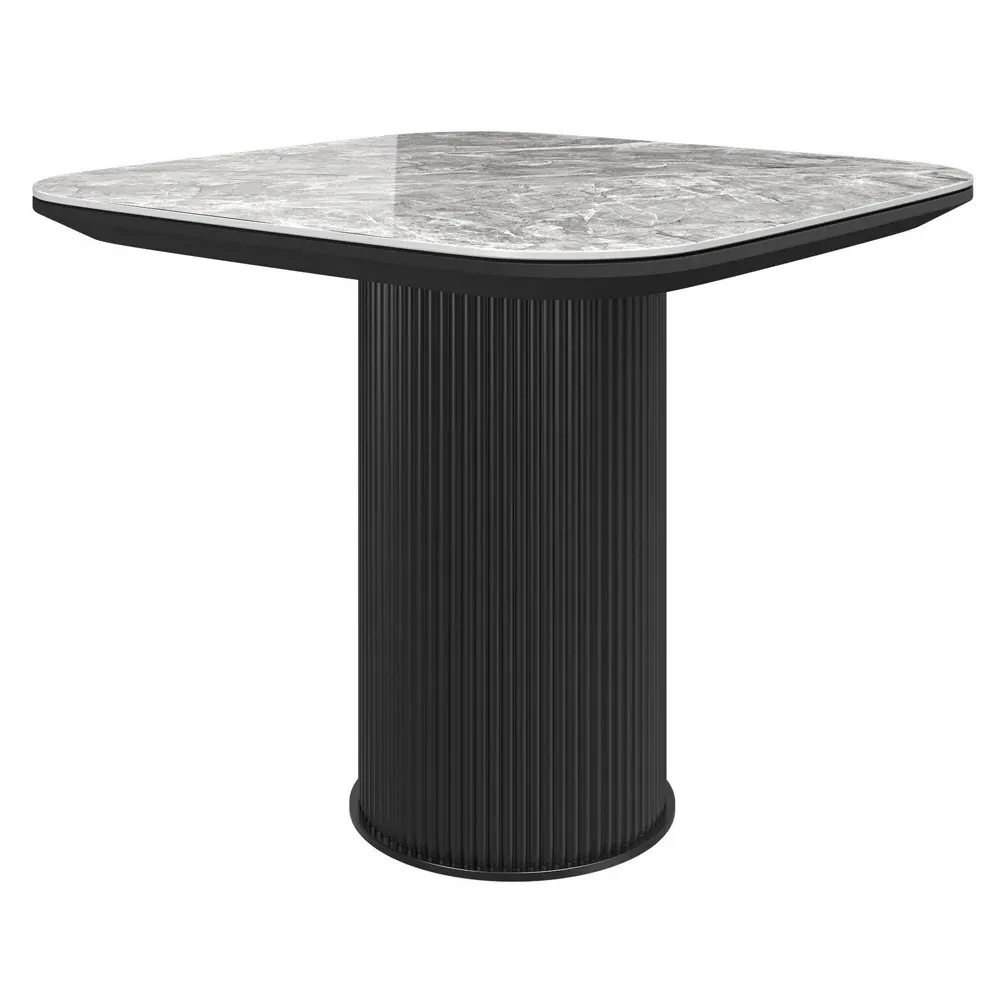 Ramona Ceramic Side Table - Gloss Grey product