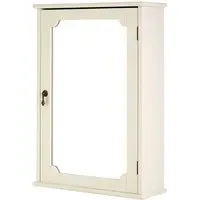 Ramona Mirrored Bathroom Cabinet - Ivory, MDF