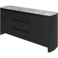 Ramona Sideboard with Ceramic Top - Grey, MDF
