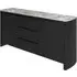 Ramona Sideboard with Ceramic Top - Grey, MDF