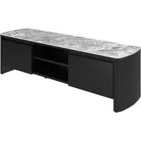 Ramona TV Stand with Ceramic Top - Grey, MDF