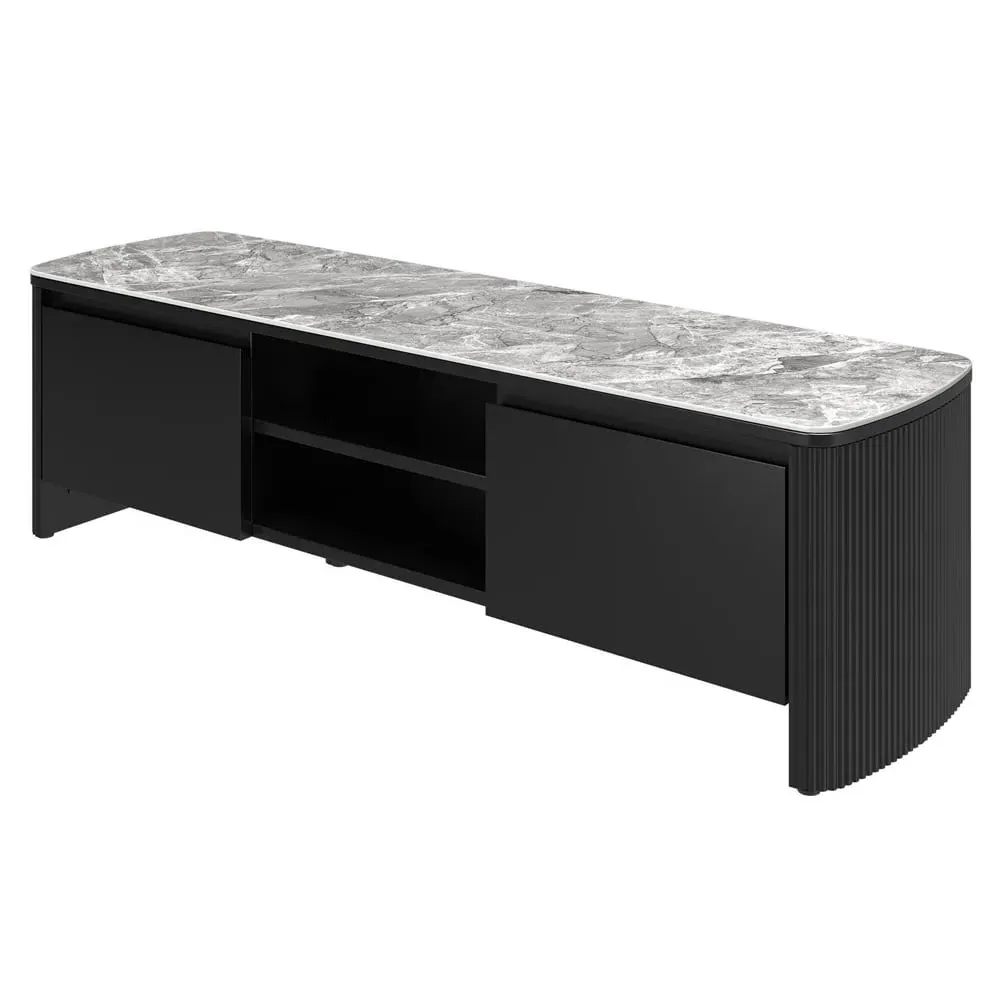 Ramona TV Stand with Ceramic Top - Grey, MDF image