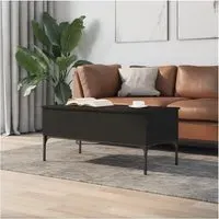 Ramsey Coffee Table with Lift Top - Black, Engineered Wood