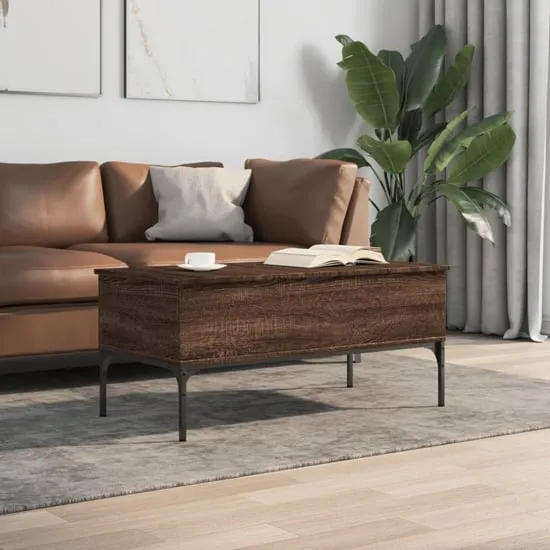 Ramsey Coffee Table with Lift Top - Brown, Engineered Wood