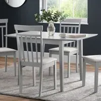 Ranee Extendable Dining Table - Grey, Hardwood