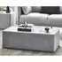 Rania Coffee Table - Grey, Glass