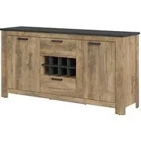 Rapilla 2-Door Sideboard - Chestnut, Wood