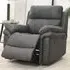 Rasalas 1-Seater Recliner Sofa - Charcoal, Fabric
