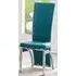 Ravenna Dining Chair - Teal, Faux Leather