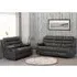 Rawlins 3+2 Seater Recliner Sofa Set - Grey, Faux Leather