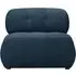 Rawlins Boucle Accent Chair with Button Detail - Midnight Blue