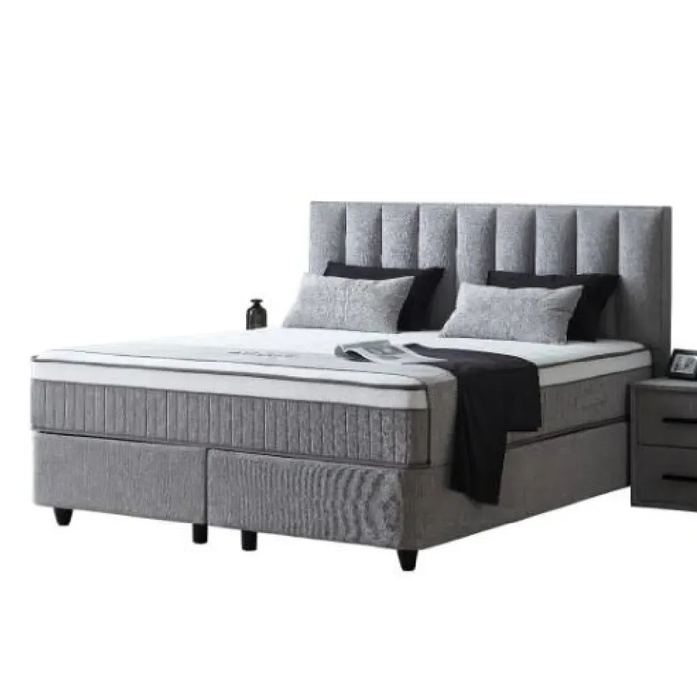 Rawlins Super King Size Ottoman Bed with Storage - Dove