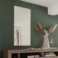 Raya Rectangular Wall Mirror - White