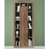 Raya Wooden Bookcase with 1 Door - Mercure