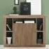 Raya Wooden Sideboard with 2 Doors - Mercure