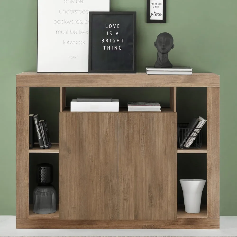 Raya Wooden Sideboard with 2 Doors - Mercure image