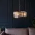 Rayong 3-Light Pendant Light - Antique Brass, Glass