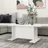 Rayya Rectangular Coffee Table - White, Engineered Wood