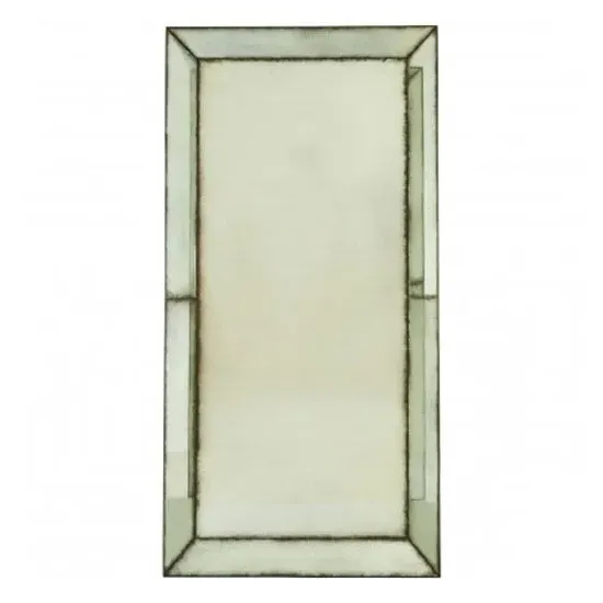 Raze Large Bevelled Wall Mirror - Antique Brass