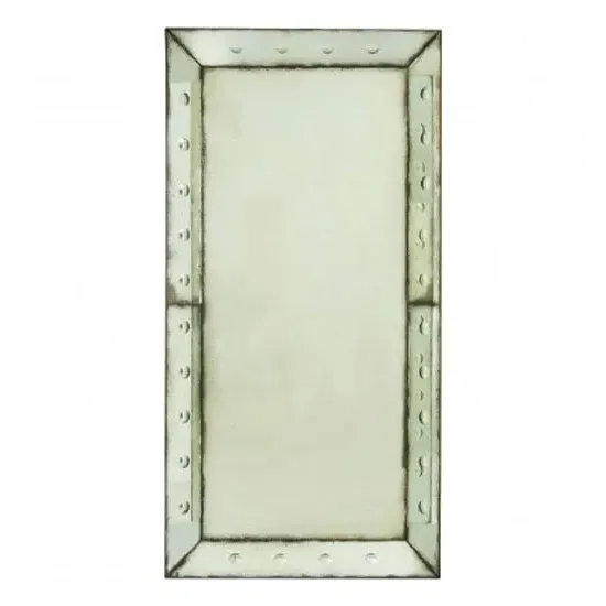 Raze Large Bubble Effect Wall Mirror - Antique Brass