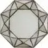 Raze Octagonal Wall Mirror - Antique Silver