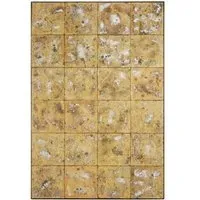 Raze Panelled Wall Mirror - Antique Gold