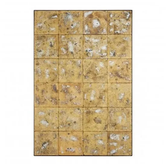 Raze Panelled Wall Mirror - Antique Gold