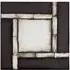 Raze Square Tiled Wall Mirror - Antique Black