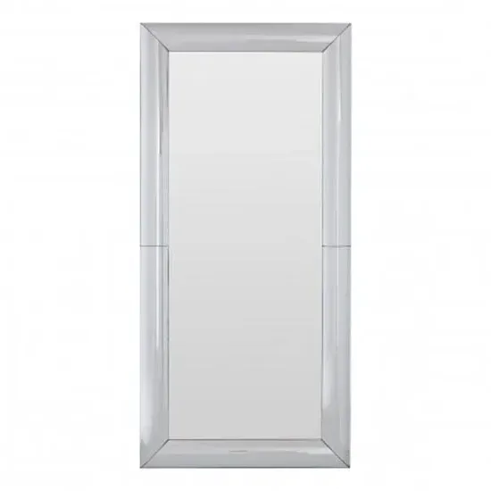 Recon Rectangular Wall Mirror - Silver