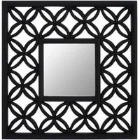 Recon Square Wall Mirror - Black