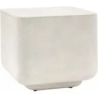 Redding Wooden Side Table - Concrete Effect