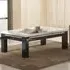 Regal Coffee Table - Black White, Gloss Lacquer