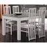 Regal Dining Table with 6 Cexa Chairs - White, MDF
