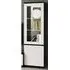 Regal Display Cabinet with LED - White, High Gloss