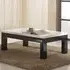 Regal Rectangular Coffee Table High Gloss - Black White, Lacquer