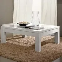 Regal Rectangular Coffee Table High Gloss - White, Lacquer