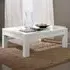 Regal Rectangular Coffee Table - White, High Gloss Lacquer