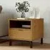 Reggio Side Table with 1 Drawer - Oak, Pine Wood