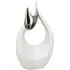 Regina Ceramics Cat Nadja Sculpture - White, Silver