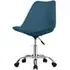 Regis PP Swivel Office Chair - Blue, Polypropylene