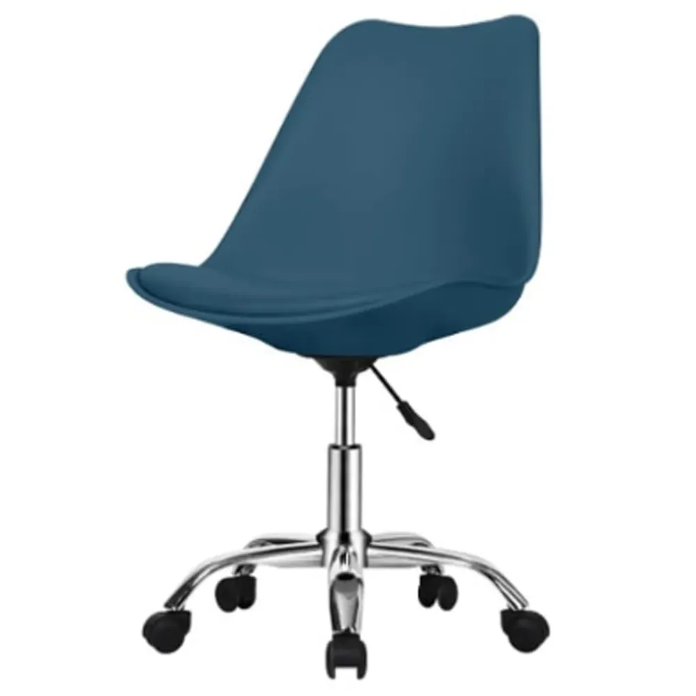 Regis PP Swivel Office Chair - Blue, Polypropylene image