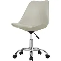Regis PP Swivel Office Chair - Grey, Polypropylene
