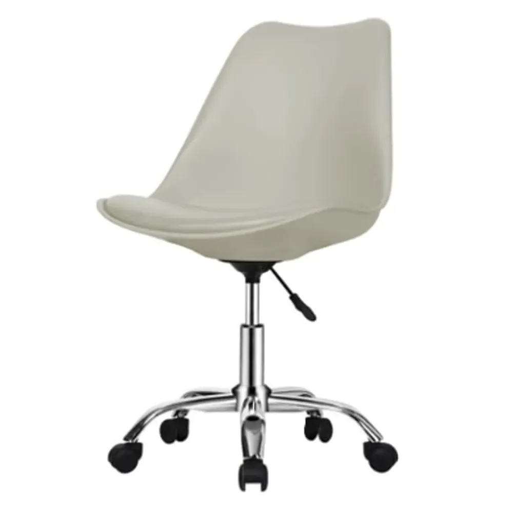 Regis PP Swivel Office Chair - Grey, Polypropylene